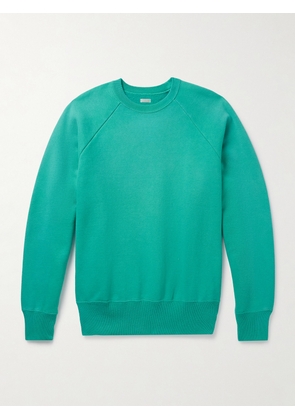 A.PRESSE - Vintage Cotton-Jersey Sweatshirt - Men - Blue - 1