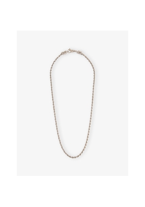 Mens Emanuele Bicocchi Essential Rope 925 Sterling-Silver Necklace