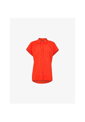 Womens Whistles Nicola Chest-Pocket Woven Shirt