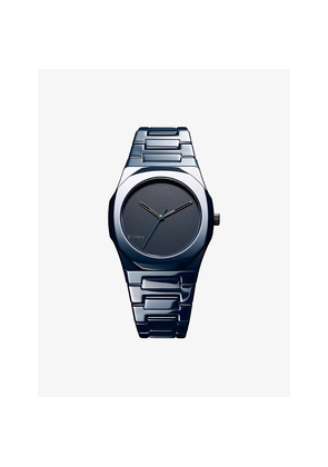 D1 Milano Ceramic Pure Blue Ceramic Watch
