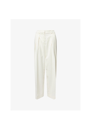 Womens The Frankie Shop Daytona Pleated Wool Trousers