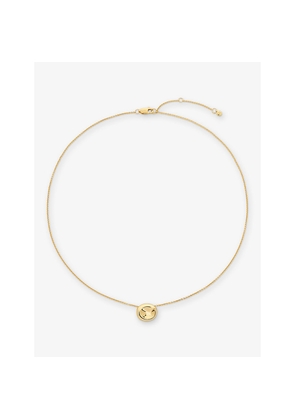 Womens Monica Vinader Aria 18ct Yellow Gold Vermeil Necklace