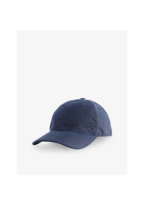 Mens Loewe Brand-Patch Cotton Baseball Cap
