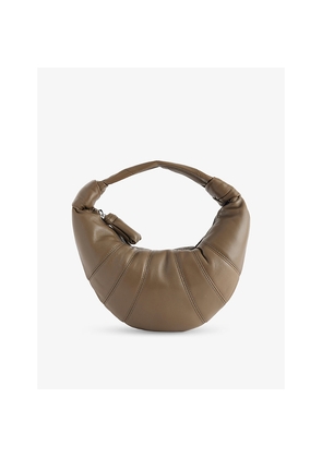 Womens Lemaire Mini Fortune Croissant Leather Shoulder Bag