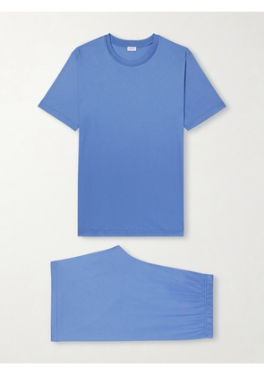 Zimmerli - Sea Island Cotton-Jersey Pyjama Set - Men - Blue - S