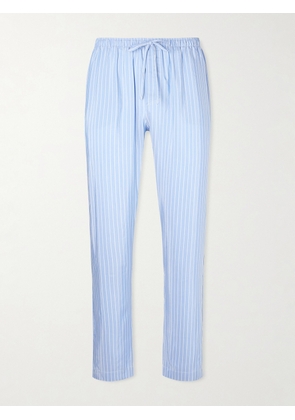 Zimmerli - Pinstriped Satin Pyjama Trousers - Men - Blue - S