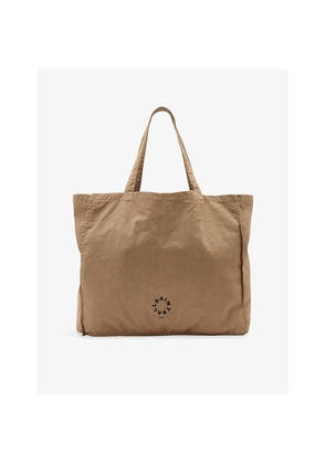 Mens Allsaints Haven Cotton-Canvas Tote Bag