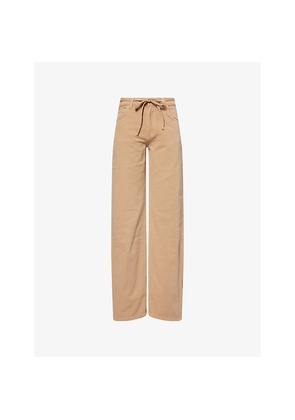 Womens Damson Madder Sylvie Straight-Leg Denim Jeans