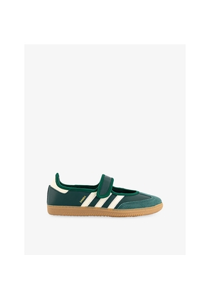 Womens Adidas Samba Leather Mary Jane Shoes