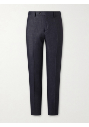 Lardini - Tapered Woven Suit Trousers - Men - Black - IT 46