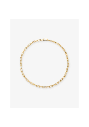 Womens Monica Vinader Alta Mini 18ct Yellow Gold Vermeil Chain Necklace