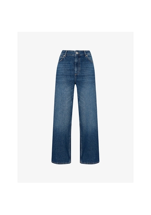 Womens Whistles Straight Ankle-Length Denim Jeans