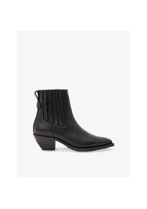 Womens Allsaints Marcie Leather Ankle Boots