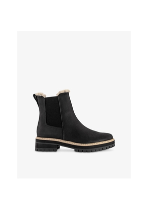 Womens TOMS Bennet Lined Suede Ankle Boots