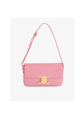 Womens Reselfridges Pre-Loved Celine Triomphe Leather Shoulder Bag