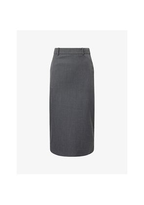 Womens The Frankie Shop Alrose Pencil Woven Midi Skirt