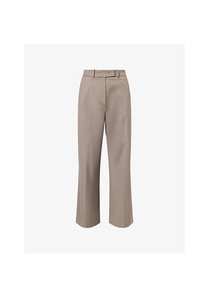 Womens The Frankie Shop Brickell Wide-Leg Woven Trousers