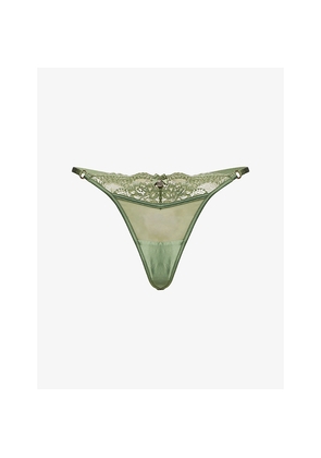 Womens Lounge Underwear Brianna Lace G-String