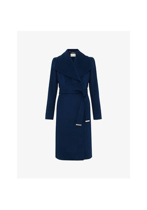 Womens Phase Eight Nicci Belted Wool-Blend Coat