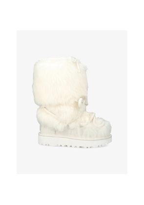 Womens UGG Classic Chalet Tall Faux-Fur Boots