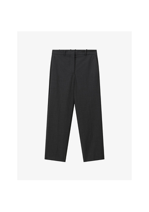 Womens Joseph Trina Straight-Leg Wool Trousers