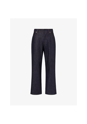 Mens Stone Island Relaxed-Fit Straight-Leg Denim Jeans