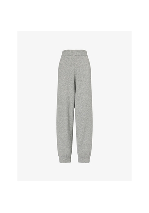 Womens Calvin Klein Lounge Slim-Leg Plush-Terry Jogging Bottoms