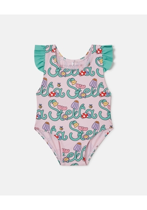 Stella McCartney - Stella Vine Print Swimsuit, , Size: 9m