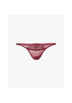 Womens Lounge Underwear Adelyn Lace Thong