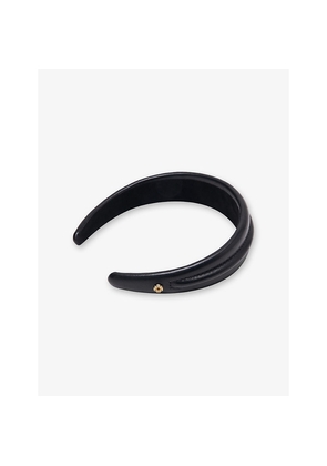 Womens Maje Branded Leather Headband