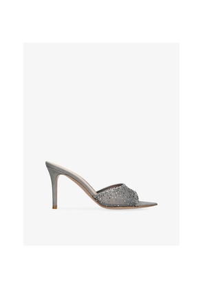 Womens Gianvito Rossi Rania 85 Mesh Heeled Mules