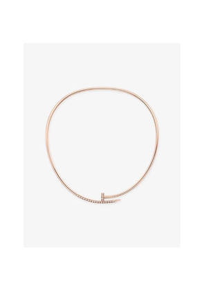 Cartier Juste Un Clou 18ct Rose-Gold and 0.74ct Diamond Necklace
