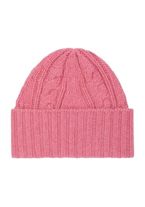 Cable knit beanie