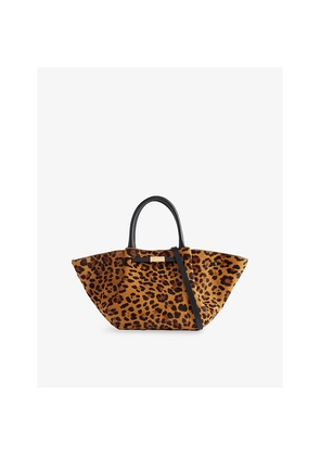 Womens Demellier The Midi New York Suede Tote Bag