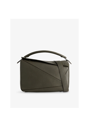 Mens Loewe Puzzle Large Leather Top Handle Bag