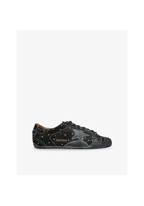 Womens Golden Goose True-Star 90100 Suede Trainers