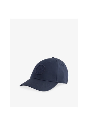 Mens Stone Island Logo-Patch Cotton Baseball Cap