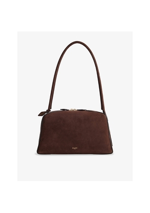 Womens Alaia Bulldog Medium Nubuck Shoulder Bag