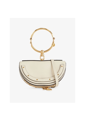 Womens Reselfridges Pre-Loved Chloe Nile Leather Cross-Body Bag