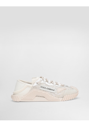 Dolce & Gabbana Mixed-materials Ns1 Slip-on Sneakers - Woman Sneakers Gray Fabric 35