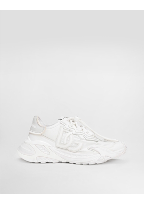 Dolce & Gabbana Day Faster Viscose Fabric Sneakers - Woman Sneakers White 42