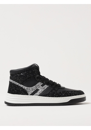 Hogan H630 Basket sneakers in leather and glitter