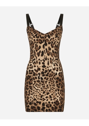 Dolce & Gabbana Corset Dress - Woman Dresses Animal Print 38