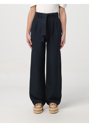 Pants WOOLRICH Woman color Blue