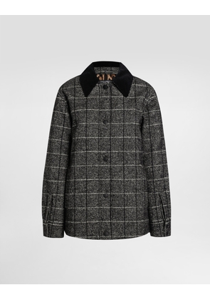 Dolce & Gabbana Wool Jacket - Woman Coats And Jackets Multicolor 40