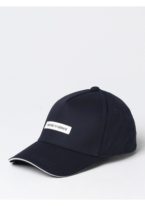 Hat EMPORIO ARMANI Men color Blue