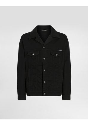 Dolce & Gabbana Giubbotto - Man Denim Multi-colored Cotton 48