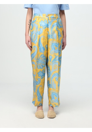 Pants ETRO Woman color Gold