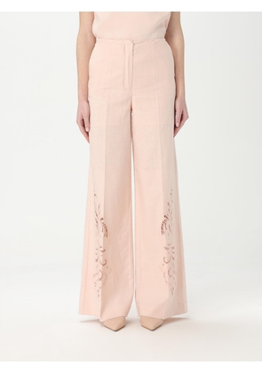 Pants TWINSET Woman color Baby Pink