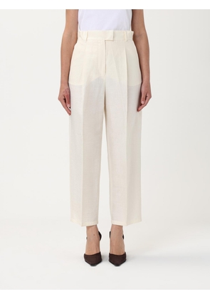 Pants MAX MARA Woman color Ivory